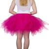 Dancina Plus Size Adult Tutu Tulle Skirt for Women, Fuchsia 20-26W view 2