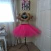 Dancina Plus Size Adult Tutu Tulle Skirt for Women, Fuchsia 20-26W view 3