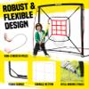 Baseball Net - 9 Strike Zone Pitching Net Hitting Net Batting Practice Net, Baseball Gifts for Kids Children Teens & Youth | Training Aids Equipment (Portable & Quick-Fold) 5x5ft view 3