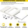 1854054 RTA-54 Replacement for Minn Kota Composite Quick Release Bracket Mount Plate Compatible with Riptide Electric Steer Trolling Motor Ulterra Terrova PowerDrive V2 & Deckhand 40 - White view 4