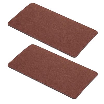 PH PandaHall 2pcs Felt Bag Base Shaper, Brown Insert Bag Bottom 9.8 x 5.1 Inch Purse Bottoms Rectangle Bag Liner Board Bag Bottom Shaper for Handbag Leather Bag Backpack Cosmetic Travel Bag
