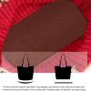 PH PandaHall 2pcs Felt Bag Base Shaper, Brown Insert Bag Bottom 9.8 x 5.1 Inch Purse Bottoms Rectangle Bag Liner Board Bag Bottom Shaper for Handbag Leather Bag Backpack Cosmetic Travel Bag view 2
