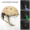 rdzzwxw Tactical Helmet Light with White Green IR LED Task Lamp, Helmet Accessories Mount for Mich Fast Helmet Molle System Picatinny Rail, Survival Signal Light for Outdoor Hunting view 2