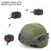 rdzzwxw Tactical Helmet Light with White Green IR LED Task Lamp, Helmet Accessories Mount for Mich Fast Helmet Molle System Picatinny Rail, Survival Signal Light for Outdoor Hunting view 4