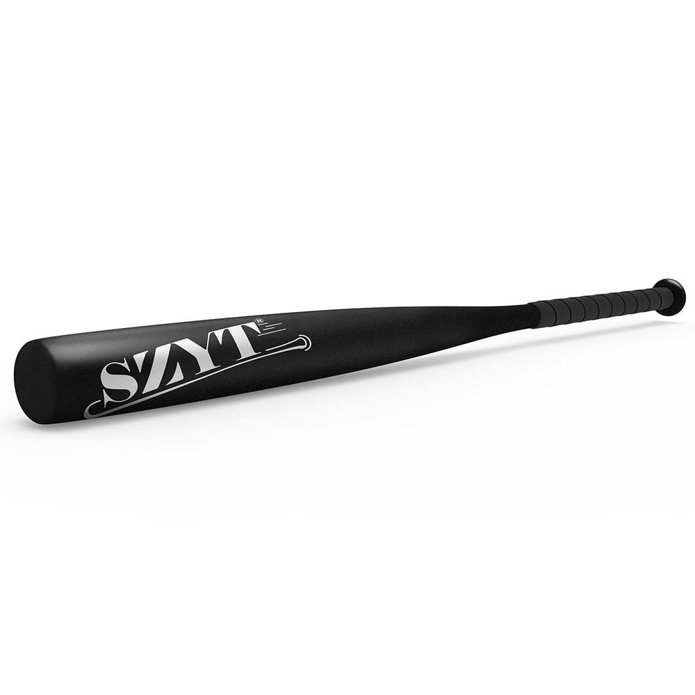 SZYT 25 inch Baseball Bat Self-Defense Softball Bat Home Defense Lightweight Aluminum Alloy Premium Matte Black
