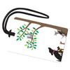R. Nichols Squirrel Hunters Luggage Tag - Sturdy Waterproof Plastic Travel Labels for Baggage, Suitcases, Backpacks, and Diaper Bags, 2.5 Inch x 4 Inch Tag with Black Loop Attachments view 1