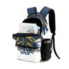 SunFancyCustom Cheerleader Navy Blue Gold Backpack Personalized Waterproof Casual Daypack Gift for Holiday Birthday view 3