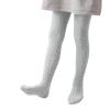 Kids Baby Girls Tights Toddler Cable Knit Warm Leggings Seamless Stretchy Stockings Pantyhose Girls Draw String Pants (Grey, 7-8 Years) view 1