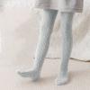 Kids Baby Girls Tights Toddler Cable Knit Warm Leggings Seamless Stretchy Stockings Pantyhose Girls Draw String Pants (Grey, 7-8 Years) view 3