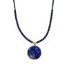 Simple Ladies' Lapis Lazuli Pendant Necklace Girl's Necklace Chain Necklace Jewellery,Lapis view 1