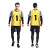 MTTYYD Scrimmage Training Vest Team Sports Pinnies Reversible Numbered Soccer Team Pennies Kids Youth Adult Jerseys (24 Pack) XL-White,Yellow view 4