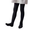 Kids Baby Girls Tights Toddler Cable Knit Warm Leggings Seamless Stretchy Stockings Pantyhose Girls Draw String Pants (Black, 12-24 Months) view 1