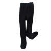 Kids Baby Girls Tights Toddler Cable Knit Warm Leggings Seamless Stretchy Stockings Pantyhose Girls Draw String Pants (Black, 12-24 Months) view 2