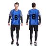 MTTYYD Scrimmage Training Vest Team Sports Pinnies Reversible Numbered Soccer Team Pennies Kids Youth Adult Jerseys (24 Pack) L-Red,Blue view 4