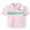 Gymboree Boys and Toddler Short Sleeve Polo Shirt, Flamingo Stripe, 10 US view 1