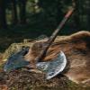 FS Crafts AxeVS002 34" Double Edged Battle Axe Two Hand Axe Double Head Berserker Axe Broad Axe Hewing Axe Large Norse Axe Double Blade Axe Big Viking Axe Hand Forged Axe Blade Axe view 4