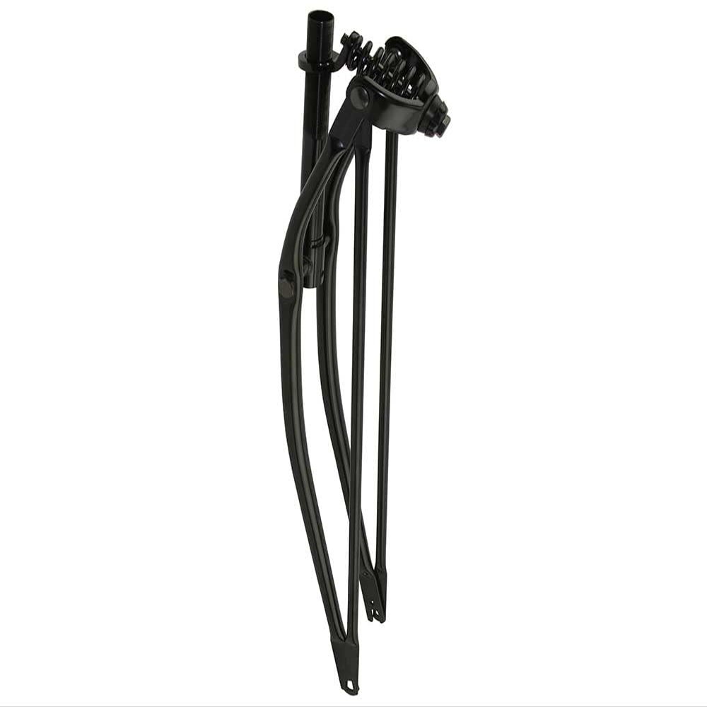 ALTALINE Bicycle 29" Straight Steel Plated Black Classic Spring Fork Bike