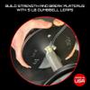 Micro Gainz Dumbbell Fractional 2.5 lb Weight Plate, Ideal for Micro Loading, (Choose Color) 2 Piece Fractional Weight Plates, Designed for Dumbbell Training, Made In USA (Black) view 3