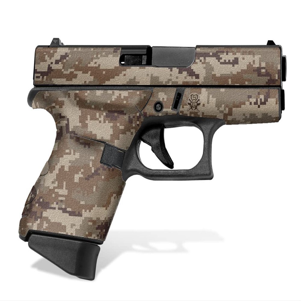 Decal Grip for Glock 43 (Digital Camo - MC Desert)