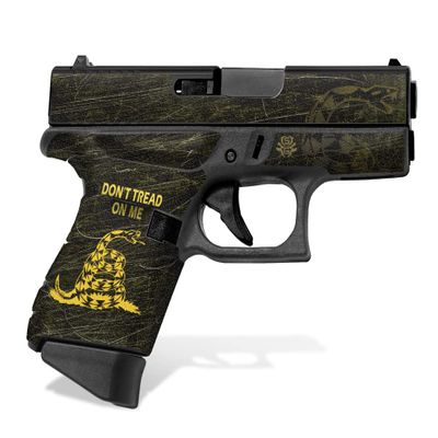 Decal Grip for Glock 43 (Dont Tread on Me)