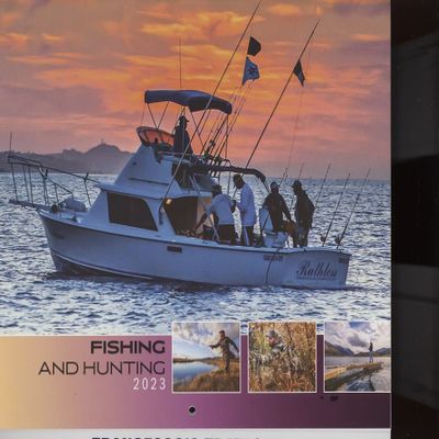 FISHING AND HUNTING 2023 CALENDAR /GORGEOUS SPORTS PHOTOS! /*RAREST*