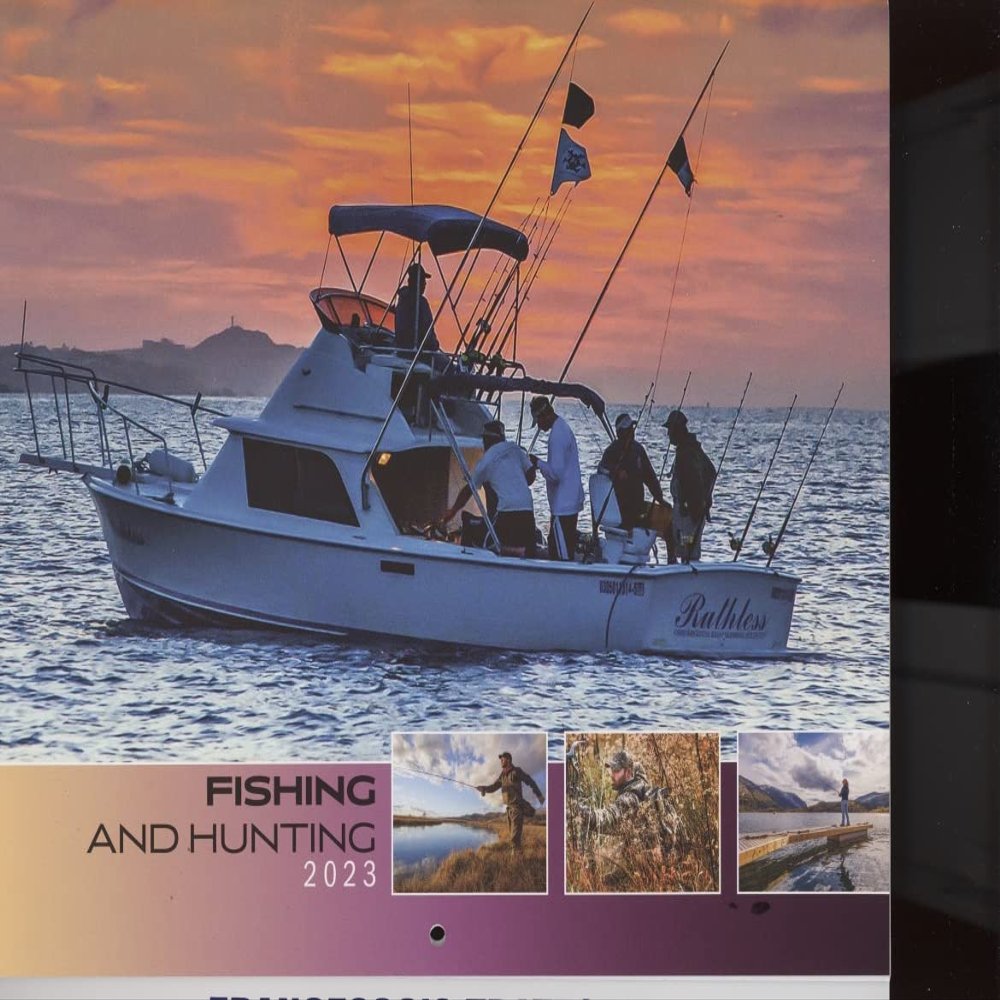 FISHING AND HUNTING 2023 CALENDAR /GORGEOUS SPORTS PHOTOS! /*RAREST*