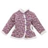 Juniors Jackets for Girls Toddler Baby Girl Coat Fleece Quilted Chinese New Year Kids Floral Jacket Outfits (Purple, 90) view 1