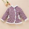 Juniors Jackets for Girls Toddler Baby Girl Coat Fleece Quilted Chinese New Year Kids Floral Jacket Outfits (Purple, 90) view 4