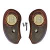 fits Bond Arms Derringer Grips Rosewood US Gold Medallion Grips XL view 1