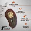 fits Bond Arms Derringer Grips Rosewood US Gold Medallion Grips XL view 4