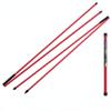 Golf Auxiliary Corrector Trainer Aids Indicator Stick Putter Training Golf Alignment Stick Putting Golf Folding Direction Indicator (Red) view 1