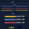 Golf Auxiliary Corrector Trainer Aids Indicator Stick Putter Training Golf Alignment Stick Putting Golf Folding Direction Indicator (Red) view 4