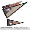 College Flags & Banners Co. Auburn Tigers Throwback Retro Vintage and Wood Pennant Frame view 2