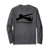 Hail To The King Baby Chainsaw Shotgun Cross Men Women Teens Long Sleeve T-Shirt view 1