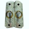 Grips for Colt 1911 Gun Conejo Model with Silver Ley .925 Includes Screws view 1