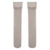 Agoky Women's Stretchy Stay Up Pantyhose Glossy Shiny Oil Footed Tights Silk Stockings Grey A One Size view 3