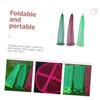 BESPORTBLE 3pcs Drawstring Fishing Mesh Net Portable Fish Catching Net Deepen Mesh Design for Crab Lobster and Fish and Fluorescent view 2