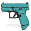Decal Grip for Glock 42 (Reptilian - Teal Blue) view 1