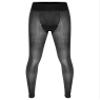 Agoky Men's Mesh Sheer Legging Compression Pants Ice Silk Underwear Tight Seamless Hosiery Trousers Black One Size view 1