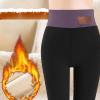 Fleece Lined Leggings for Women's Winter Warm Tights Pants Plush Sherpa Long Trousers High Waist Yoga Pants view 3