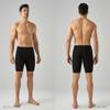Onvous Men's Athletic Swim Jammers | Size 28-38, Black - Red Logo view 2