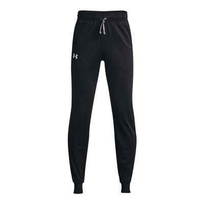 Under Armour Boys Brawler 2.0 Tapered Pants, (001) Black / / Mod Gray, Medium Plus