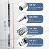 KONLLEN Pool Cue Stick Pro Taper Canadian Maple Billiard Pool Sticks for Adults with Low Deflection Shaft (10.5mm/11.5mm/12.5mm Tip) Professional Billiard Cue Set with Extension and Cue Case view 2