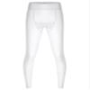 Agoky Men's Mesh Sheer Legging Compression Pants Ice Silk Underwear Tight Seamless Hosiery Trousers White One Size view 1