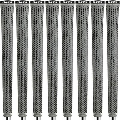 Lamkin Crossline 360 Gray Standard Grip Bundle (Set of 8)