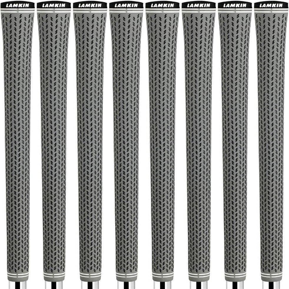 Lamkin Crossline 360 Gray Standard Grip Bundle (Set of 8)