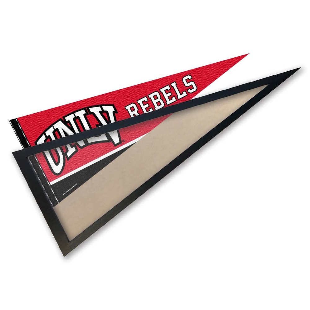 College Flags & Banners Co. UNLV Pennant and Wood Pennant Frame