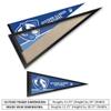 College Flags & Banners Co. Eastern Illinois University Pennant and Wood Pennant Frame view 2