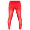 Agoky Men's Mesh Sheer Legging Compression Pants Ice Silk Underwear Tight Seamless Hosiery Trousers Red One Size view 3