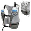 Umai Hydration Vest with Two Reflective Flasks, Adjustable Multi-Pocket Running Pack ( Grey, S/M) view 1